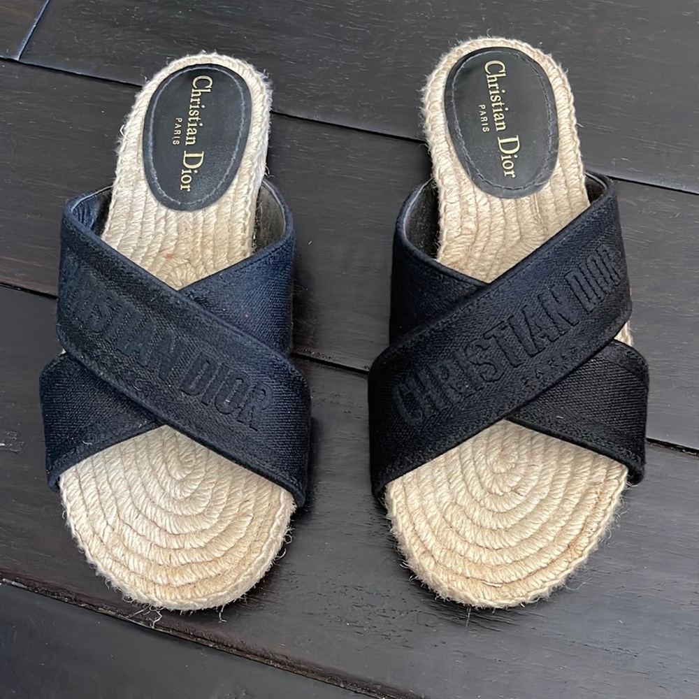 Dior Granville black sandals